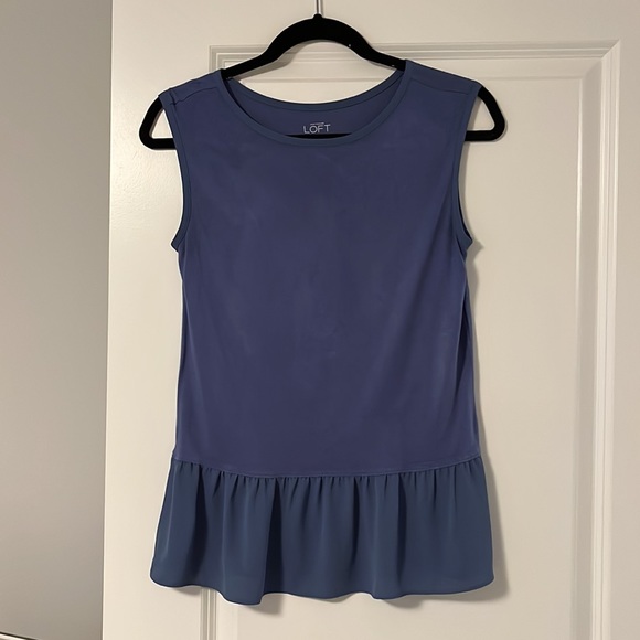 Loft peplum tank top - Picture 3 of 6